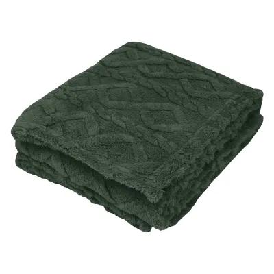 Sherpa Blanket rPET Recycled Fleece Cable Knit - 48 x 63 in - product view 21