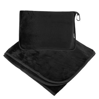 Travel Blanket rPET Fleece Trolley Pillow Pouch - 40 x 60 in - product view 3