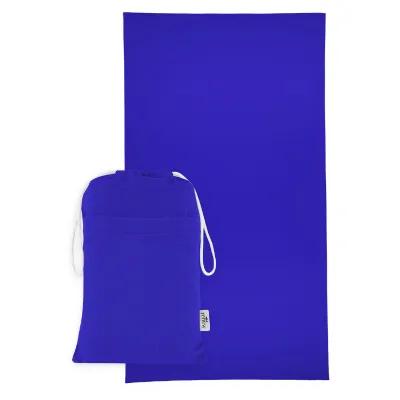 Beach Towel rPET Sand-Free Drawstring Pouch - 35 x 63 in - product view 3