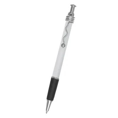 Ballpoint Pen Chrome Trim Rubber Grip - 5.5 in - product view 3