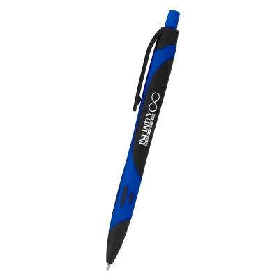 Ballpoint Pen Two-Tone Rubberized Sleek Write - 5.75 in
