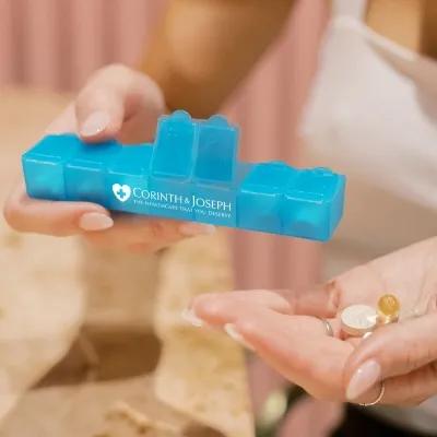 Pill Container 7 Day Braille Marked - 5.7 x 1.3 in - product view 3