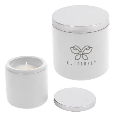 Candle Soy Wax Cement Vessel Vanilla - 3 x 3.5 in