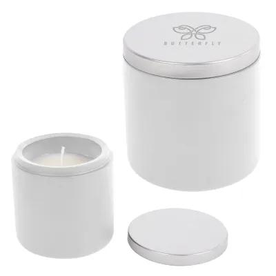 Candle Soy Wax Cement Vessel Vanilla - 3 x 3.5 in - product view 3