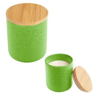 Candle Soy Wax Granite Design Vanilla Fragrance - 3 in H - product view 2