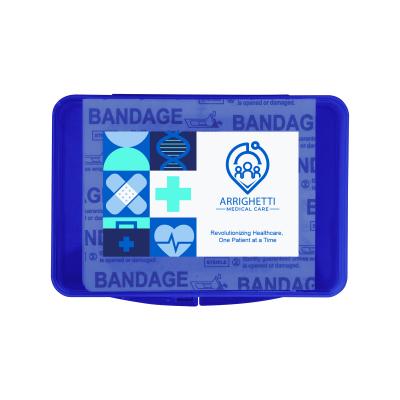 Portable First Aid Kit with Travel Case - 3.5 x 2.5 in