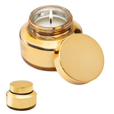 Mini Glass Candle with Vanilla Soy Wax - 3 in Diameter - product view 2