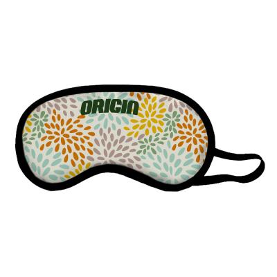 Padded Sleep Eye Mask with Poly Satin - 7 x 4 in - product view 1