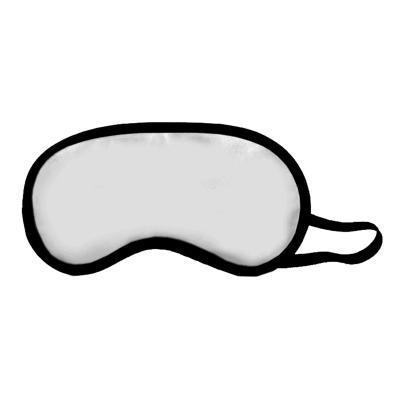 Padded Sleep Eye Mask with Poly Satin - 7 x 4 in - product view 2