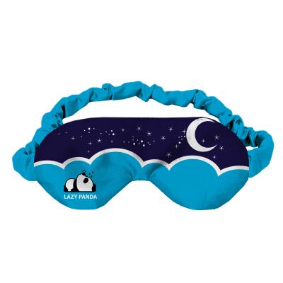 Padded Sleep Eye Mask with Scrunchie Band - 7 x 4 in - product view 2