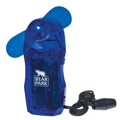 Mini Fan with Soft Blades and Neck Cord - 1.5 x 4 in