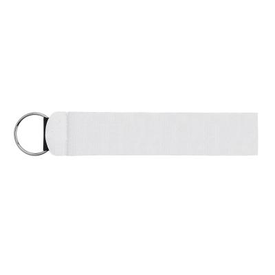 Neoprene Wristband with Key Ring - 5 x 1 in - product view 4