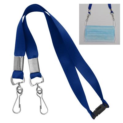 Custom Lanyard Youth Double Hook Polyester - 24.6 in - product view 2
