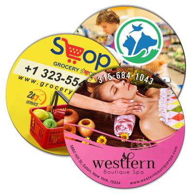 Custom Magnets Circle Outdoor UV Resistant - 6 in Diameter