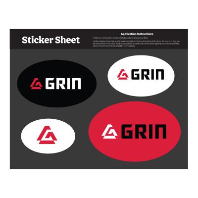 Custom Stickers Sheet Removable Kiss-Cut Stock Shapes - 5.5 x 7 in - product view 7