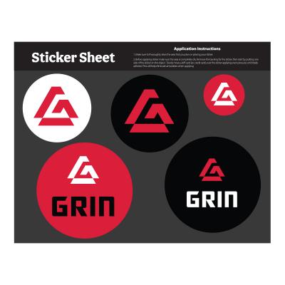 Custom Stickers Sheet Permanent Kiss-Cut Stock Shapes - 5.5 x 7 in - product view 3