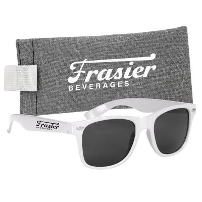 Sunglasses Kit with Heathered Pouch - 7 x 3¼ in