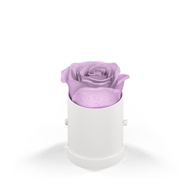 Rose Arrangement Le Mini Round Eternity Rose Hat Box - 2 x 2 in - product view 11