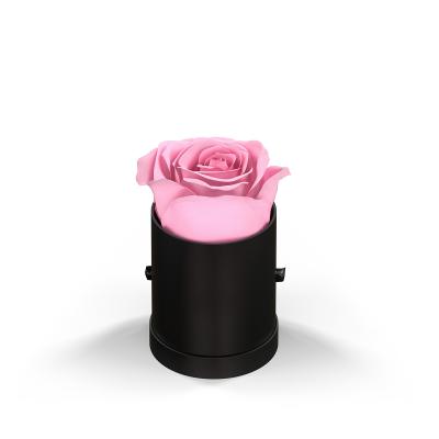 Rose Arrangement Le Mini Round Eternity Rose Hat Box - 2 x 2 in - product view 16
