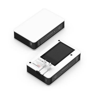 Power Bank with Solar Panel AC Adapter - 6400 mAh - product view 2