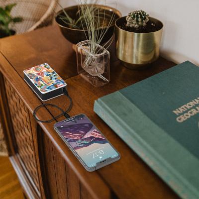 Power Bank with Solar Panel AC Adapter - 6400 mAh - product view 3