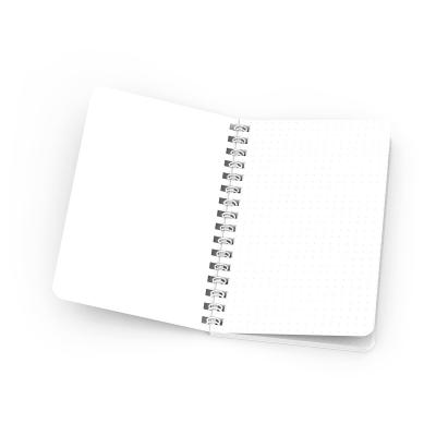 Personalized Spiral Notebook Side Bound Soft Touch - 5.5 x 3.5 in - product view 2