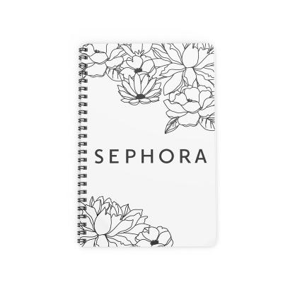 Personalized Spiral Notebook Side Bound Soft Touch - 8.5 x 5.5 in