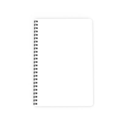Personalized Spiral Notebook Side Bound Soft Touch - 8.5 x 5.5 in - product view 2