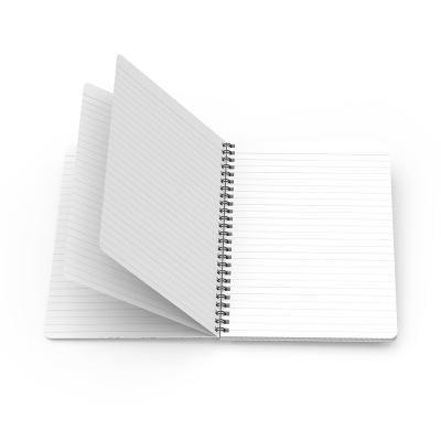 Personalized Spiral Notebook Side Bound Soft Touch - 8.5 x 5.5 in - product view 3