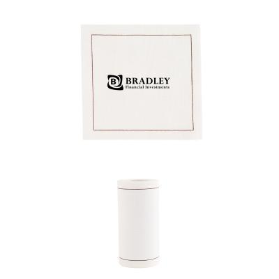 Cocktail Napkins Biodegradable Cotton Roll of 50 - 4.5 x 4.5 in