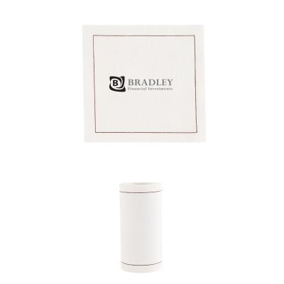 Cocktail Napkins Biodegradable Cotton Roll of 50 - 4.5 x 4.5 in - product view 3