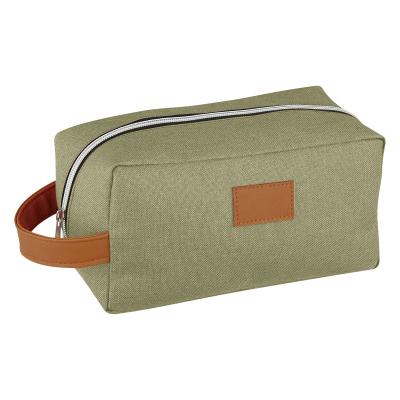 Toiletry Bag Recycled Polyester Zippered - 9 x 4.5 in - product view 12