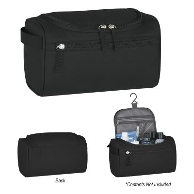 Travel Toiletry Bag Double Zippered Polyester - 9.75 x 5.75 in - product view 3