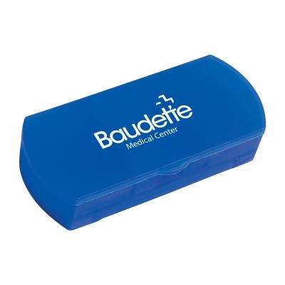 Pill Box Bandage Dispenser 3 Compartment - 4.5 x 2 in