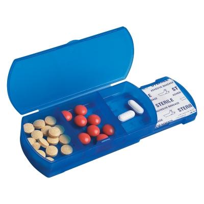 Pill Box Bandage Dispenser 3 Compartment - 4.5 x 2 in - product view 2