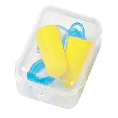 Ear Plugs Foam with Clip Case Corded - 1.25 x 2 in - product view 3