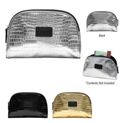 Cayman Cosmetic Bag PVC Leatherette - 8.75 x 5.5 in