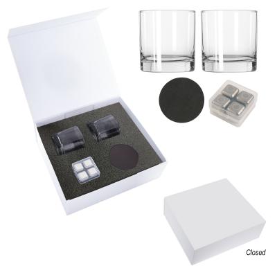 Whiskey Gift Set Glasses Ice Cubes Coasters - 12 x 10.5 in - product view 4