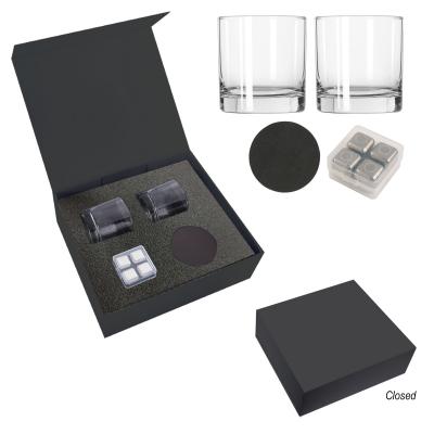 Whiskey Gift Set Glasses Ice Cubes Coasters - 12 x 10.5 in - product view 9
