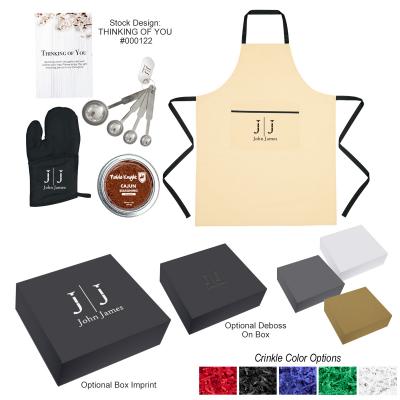 Cooking Gift Set with Apron and Spice Tin
