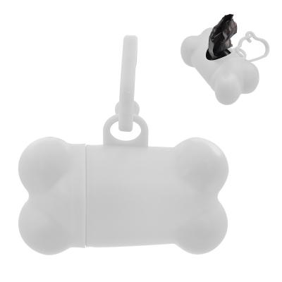 Dog Bag Dispenser Bone Shaped with 25 Bags - 3 in - product view 2