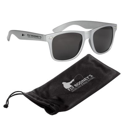 Sunglasses with Microfiber Pouch Malibu Style