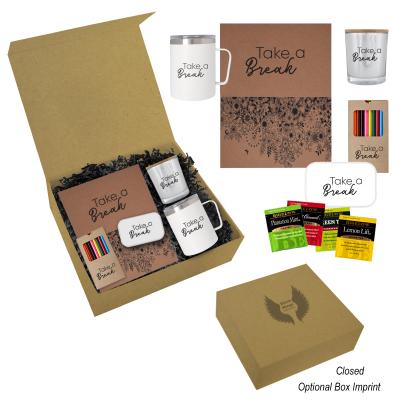 Self Care Tea Gift Set with Candle and Mug - 12 oz - product view 8