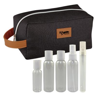 Travel Toiletry Kit with Refillable Bottles