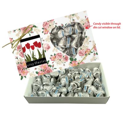 Die Cut Candy Box with Gold Bow - 7.5 x 4.5 in - product view 1