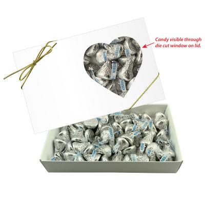 Die Cut Candy Box with Gold Bow - 7.5 x 4.5 in - product view 2
