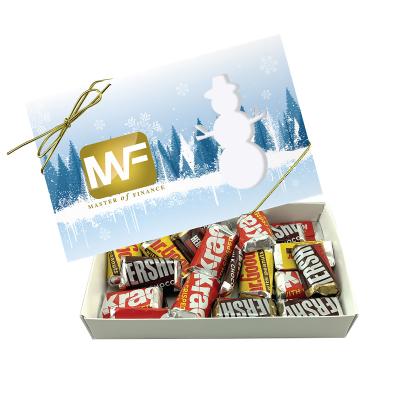 Die Cut Candy Box with Gold Bow - 7.5 x 4.5 in - product view 3