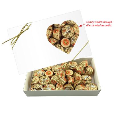 Die Cut Candy Box with Gold Bow - 7.5 x 4.5 in - product view 21