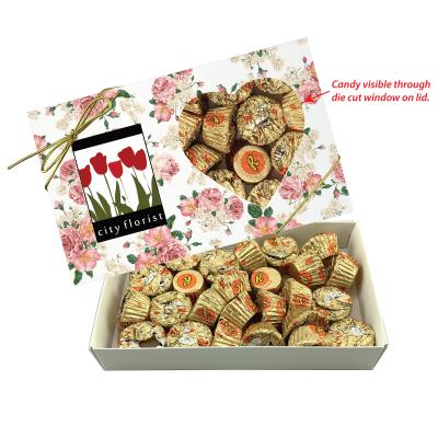 Die Cut Candy Box with Gold Bow - 7.5 x 4.5 in - product view 22
