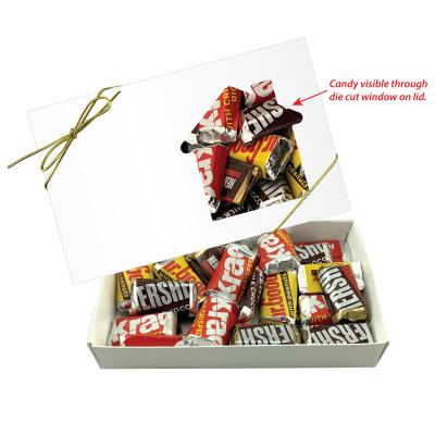 Die Cut Candy Box with Gold Bow - 7.5 x 4.5 in - product view 26